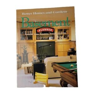 Vintage Y2K Basement Planner Better Homes Gardens  remolel design paperback 2003
